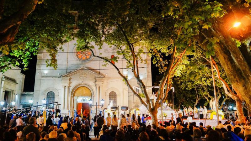 Los Trovadores de Cuyo en la fiesta patronal